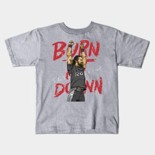 Seth Rollins Burn It Down Kids T-Shirt